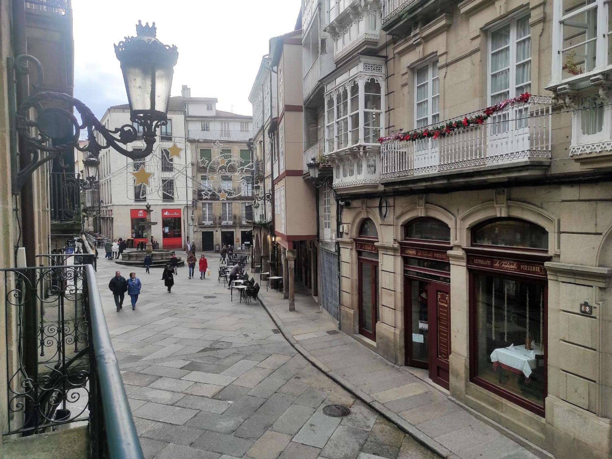 1A. Disfruta De Su Balcon Sobre El Casco Viejo. Apartment Ourense Exterior photo